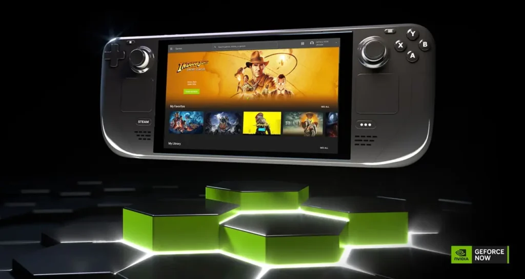 geforce now su steam deck