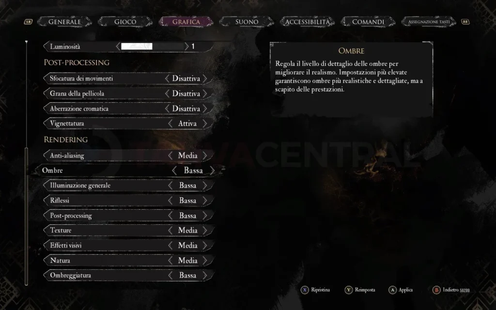 impostazioni grafiche di clair obscur su steam deck