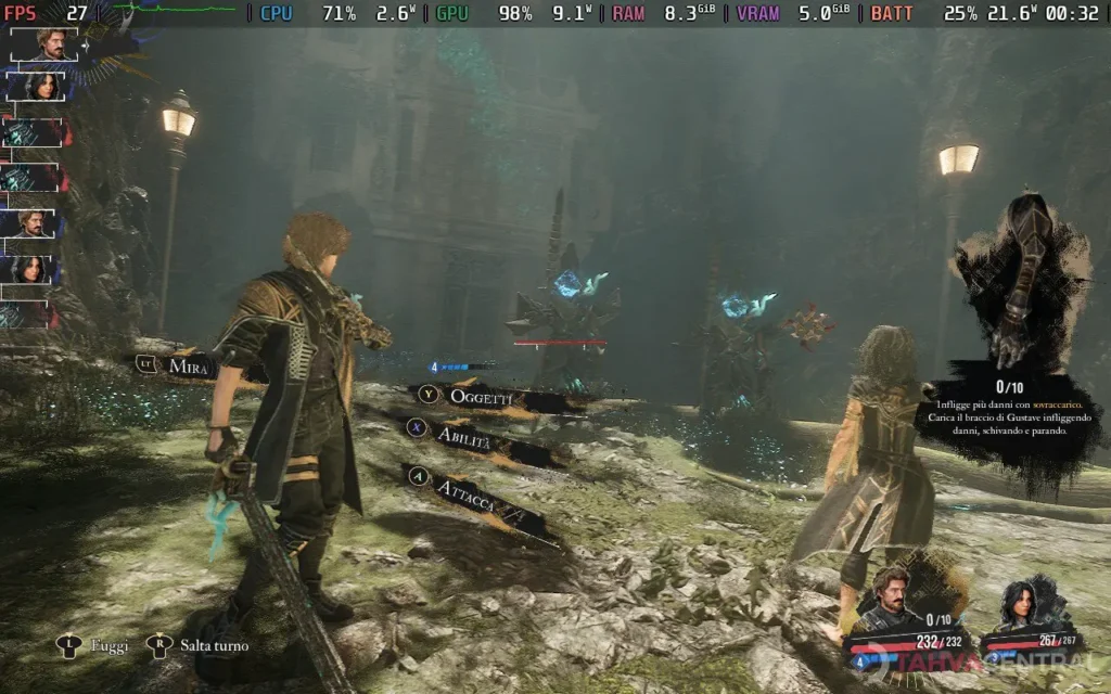 clair obscur: expedition 33 su Steam Deck